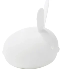 Natlamper|Lamper*Nattou Natlampe - Silikone - LED - Kanin - 12x14x15 cm - Hvid