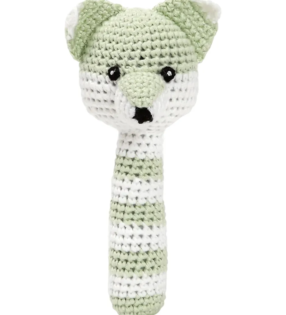 Gribelegetøj|Babylegetøj*NatureZoo Rangle - Ræv - Lime