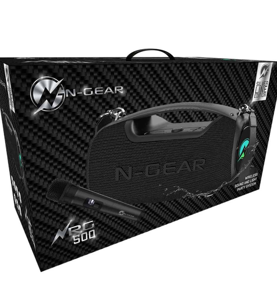 N-Gear Højtaler med Mikrofon - Wireless - NRG500 - Sort