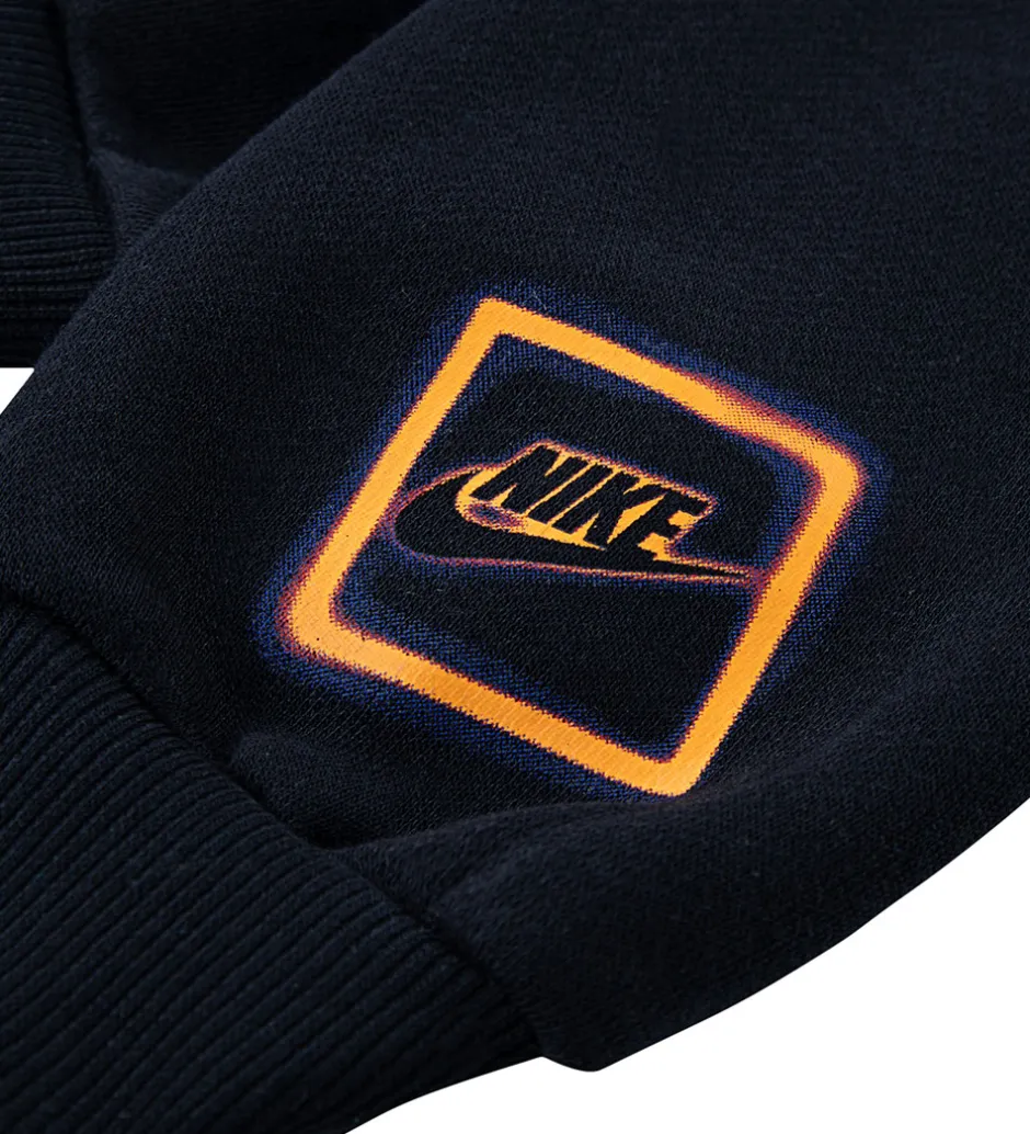 Børn Nike Hættetrøje - Glow - Black