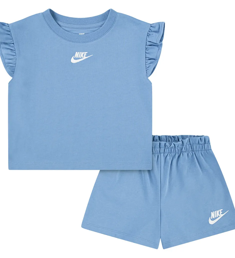 Børn Nike Shortssæt - Top/Shorts - Blue Beyond