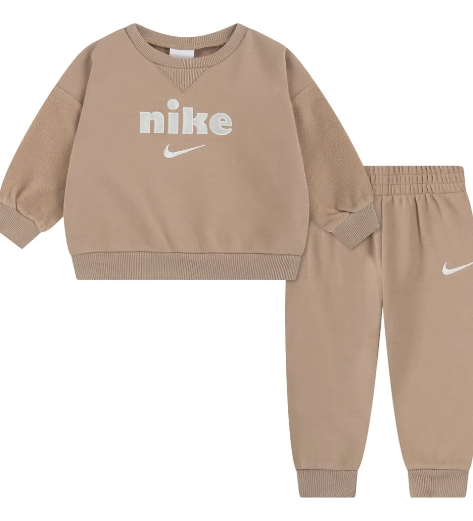Sweatshirts*Nike Sweatsæt - Crew - Hemp