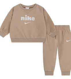 Sweatshirts*Nike Sweatsæt - Crew - Hemp