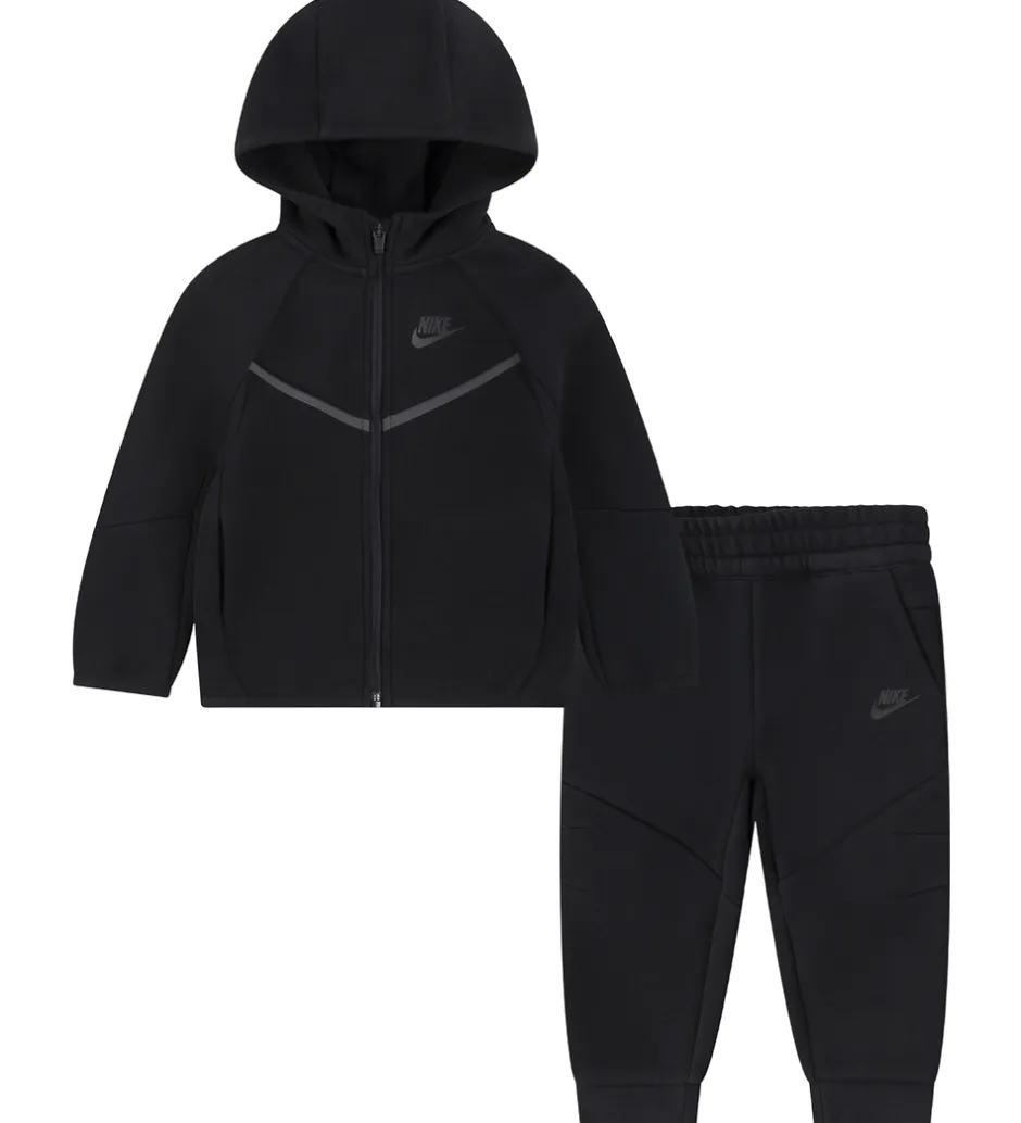 Børn Nike Sweatsæt - Tech - Black