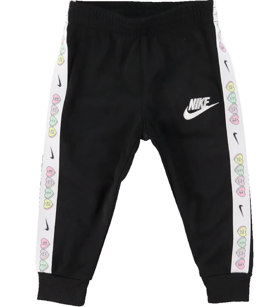 Nike Træningssæt - Cardigan/Bukser - Taping - Sort