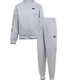 Nike Træningssæt - Cardigan/Bukser - Light Smoke Grey Heather