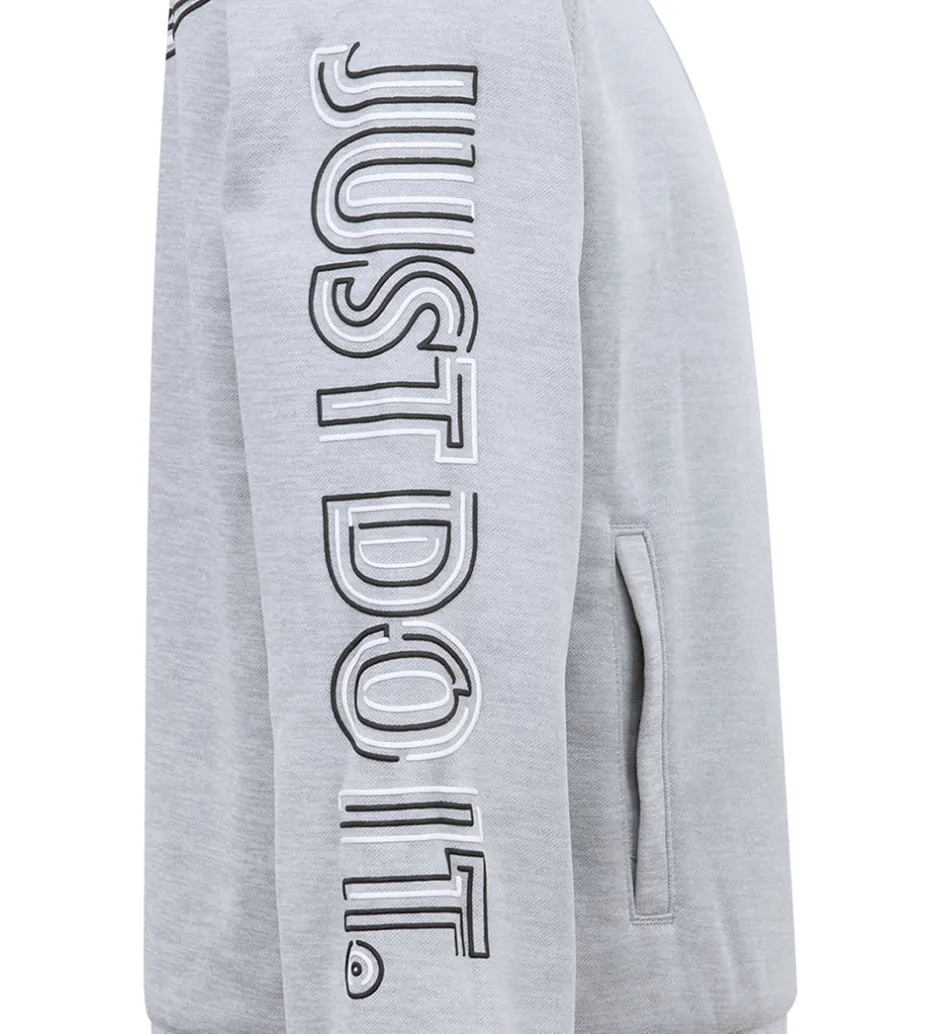 Nike Træningssæt - Cardigan/Bukser - Light Smoke Grey Heather