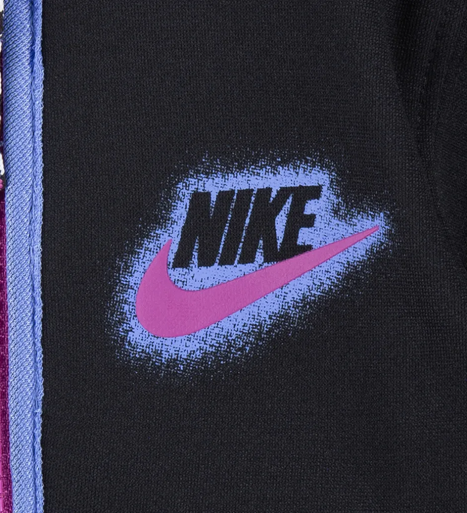 Træningssæt*Nike Træningssæt - Cardigan/Bukser - Sort/Lilla