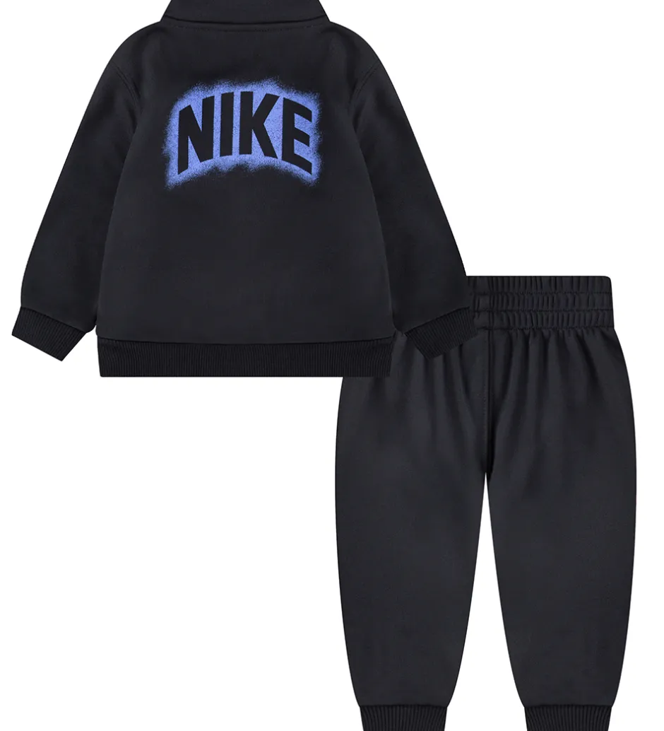 Nike Træningssæt - Cardigan/Bukser - Sort/Lilla