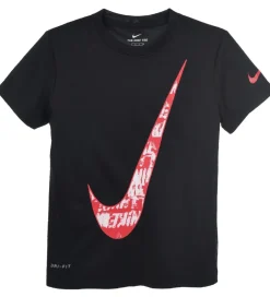 Gymnastiktøj*Nike T-shirt - Dri-Fit - Sort