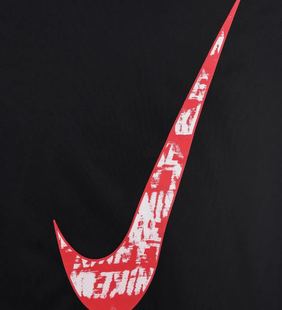 Gymnastiktøj*Nike T-shirt - Dri-Fit - Sort