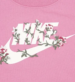 Børn Nike T-shirt - Floral - Magic Flamingo