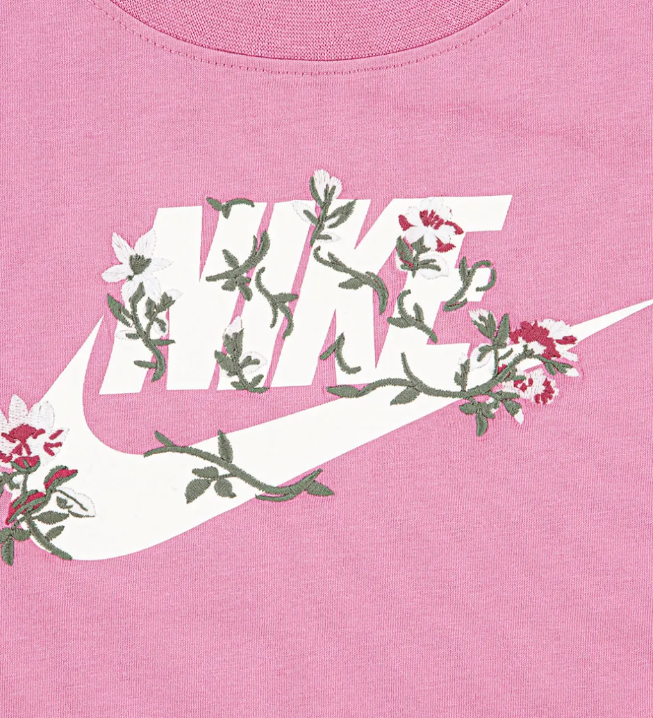 Børn Nike T-shirt - Floral - Magic Flamingo