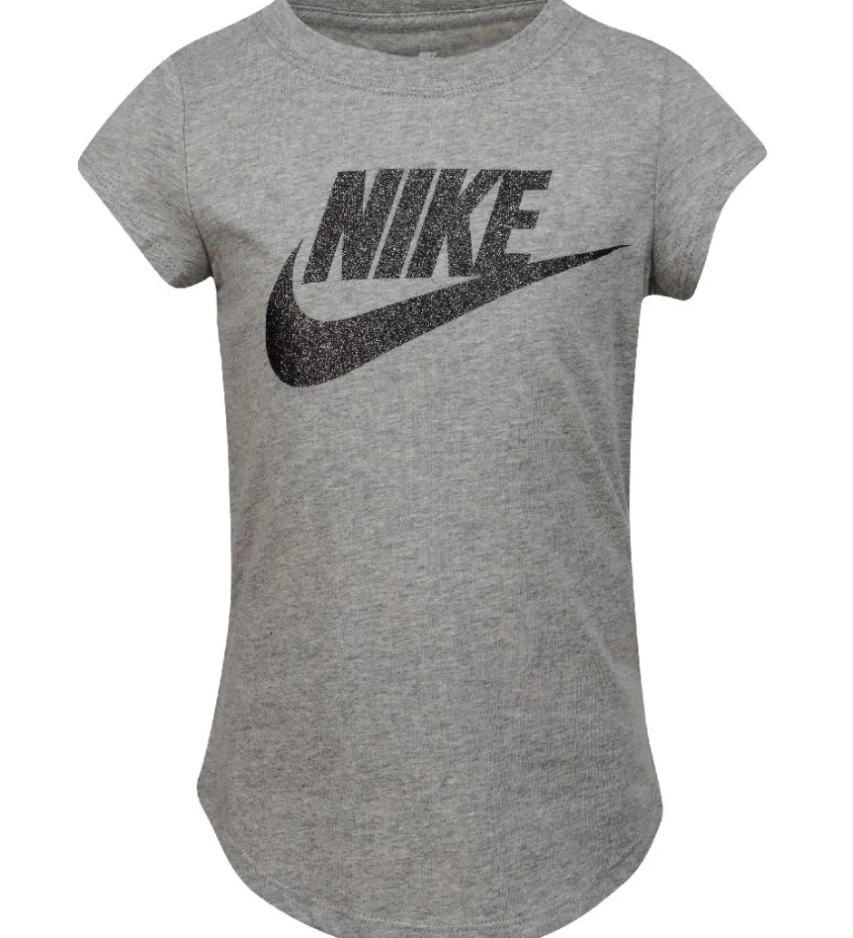 Gymnastiktøj*Nike T-shirt - Futura - Dark Grey Heather
