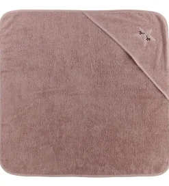 Nørgaard Madsens Babyhåndklæde - 75x75 cm - Rosa m. Stjerne