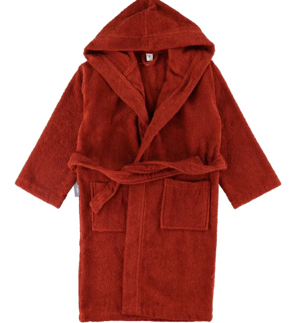 Badekåber*Nørgaard Madsens Badekåbe - 8 år - Dusty Rød