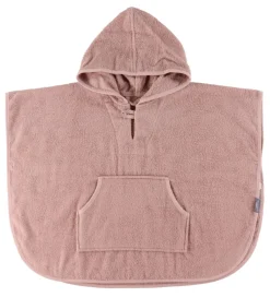 Babyhåndklæde- Og Poncho|Håndklæder*Nørgaard Madsens Badeponcho m. Hætte/Lomme - 70x50 cm - Pale Mau