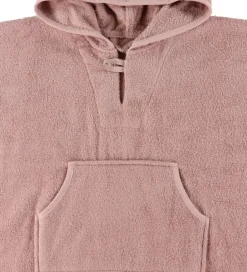 Babyhåndklæde- Og Poncho|Håndklæder*Nørgaard Madsens Badeponcho m. Hætte/Lomme - 70x50 cm - Pale Mau