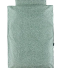 Nørgaard Madsens Sengetøj - Junior - Dusty Green m. Prikker