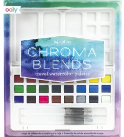 Maling*Ooly Vandfarver - 24 Stk - Chroma Blends Travel Watercolor Palet