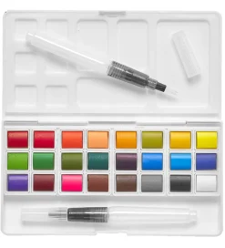 Maling*Ooly Vandfarver - 24 Stk - Chroma Blends Travel Watercolor Palet