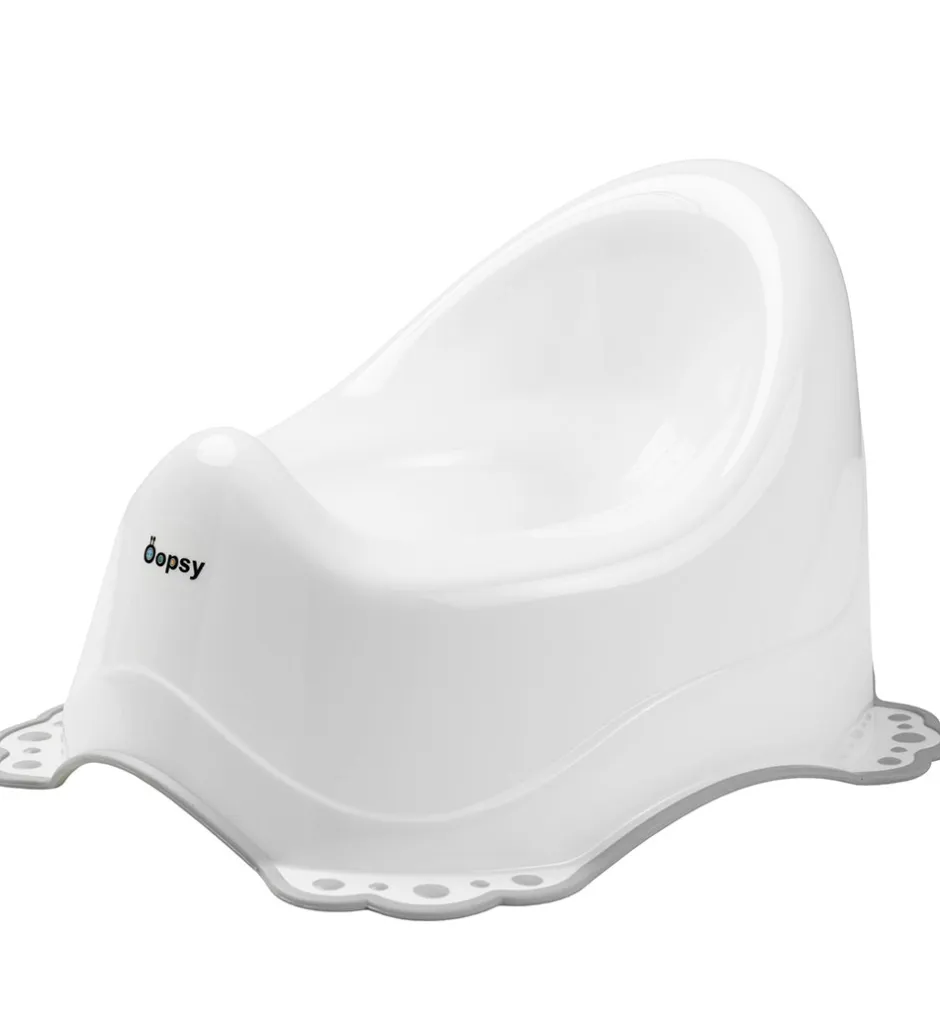 Potter Og Toilethjælp*Oopsy Potte - Hvid