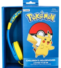 Høretelefoner*OTL Høretelefoner - Pokemon - On-Ear Junior - Pikachu - Blå/Gul