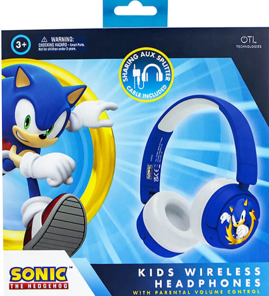 Høretelefoner*OTL Høretelefoner - Sonic - On-Ear Junior - Wireless