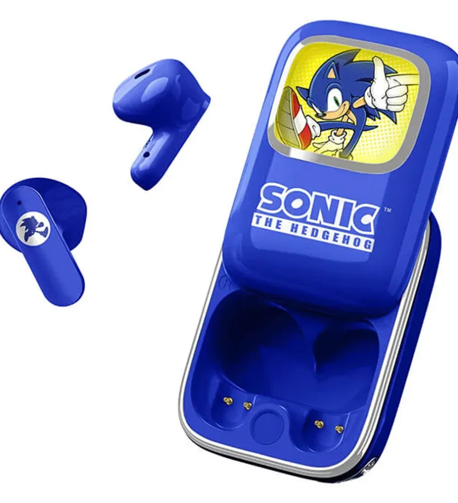Høretelefoner*OTL Høretelefoner - Sonic The Hedgehog - TWS - In-Ear - Blå