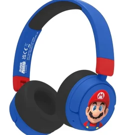 Høretelefoner*OTL Høretelefoner - Super Mario - On-Ear Kids - Wireless - Blå/R