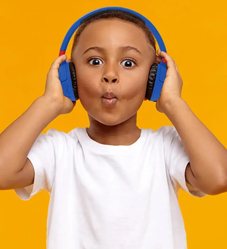 Høretelefoner*OTL Høretelefoner - Super Mario - On-Ear Kids - Wireless - Blå/R