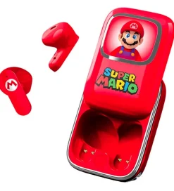 Høretelefoner*OTL Høretelefoner - Super Mario - TWS - In-Ear - Rød