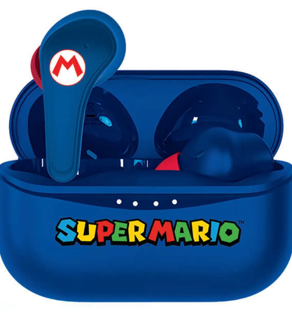 Høretelefoner*OTL Høretelefoner - Super Mario - TWS - In-Ear - Blå