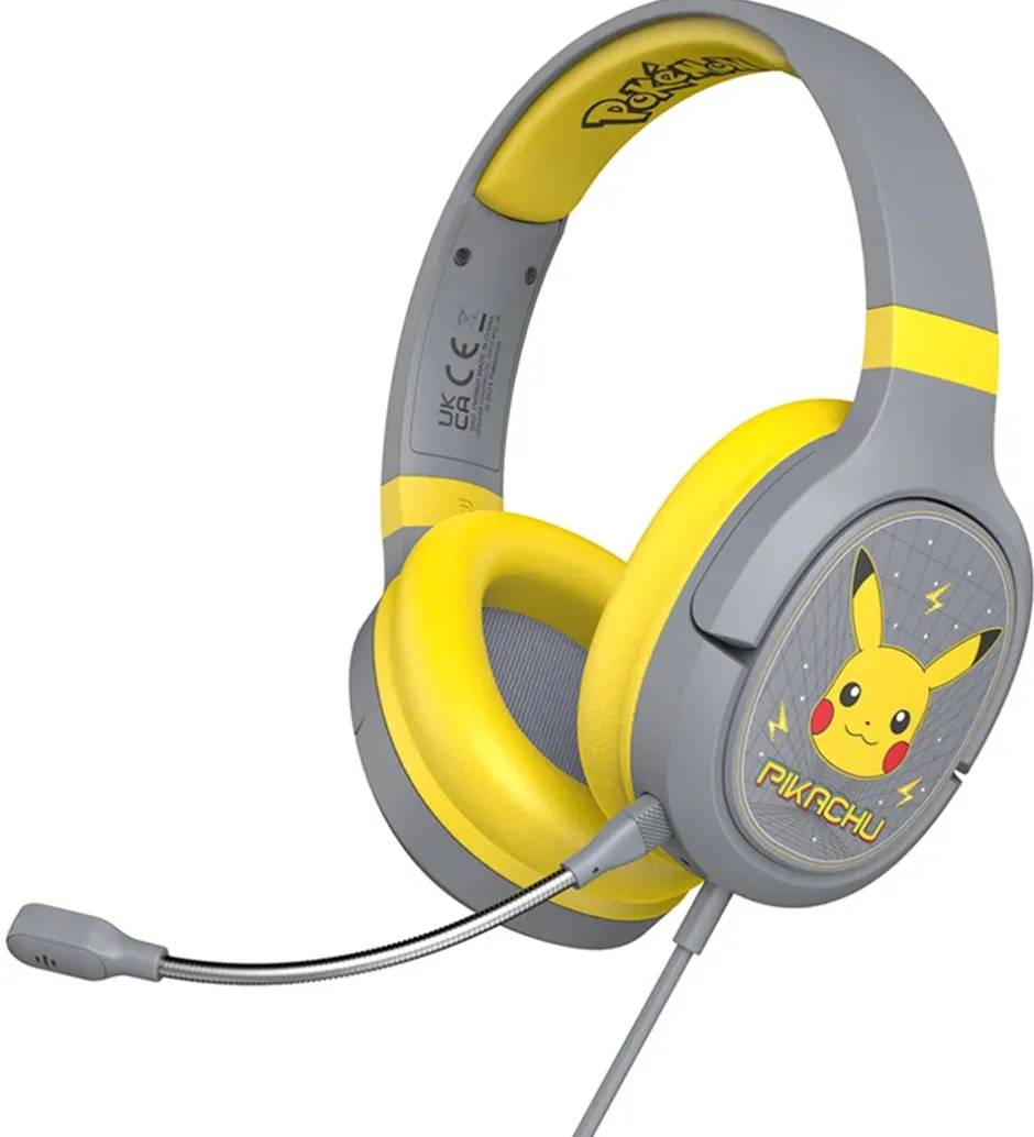 Høretelefoner*OTL Høretelefoner m. Mikrofon - Pokemon - Over-Ear - Gaming - Gr