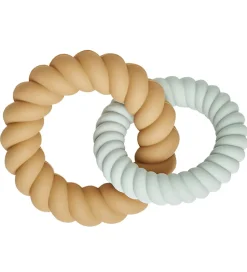 OYOY Bideringe - Silikone - Mellow - Pale Mint/Light Rubber