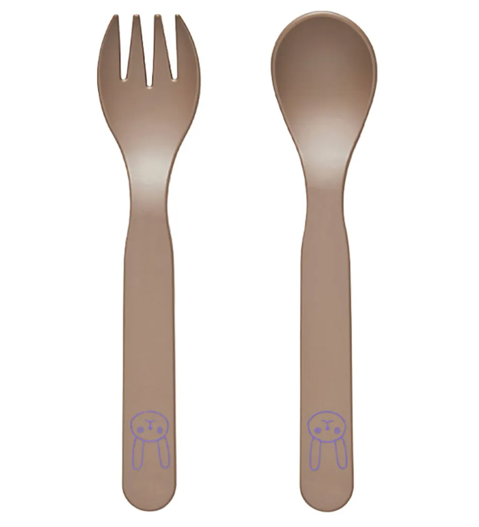 Børn OYOY Børnebestik - 2 Dele - Pullo - Taupe