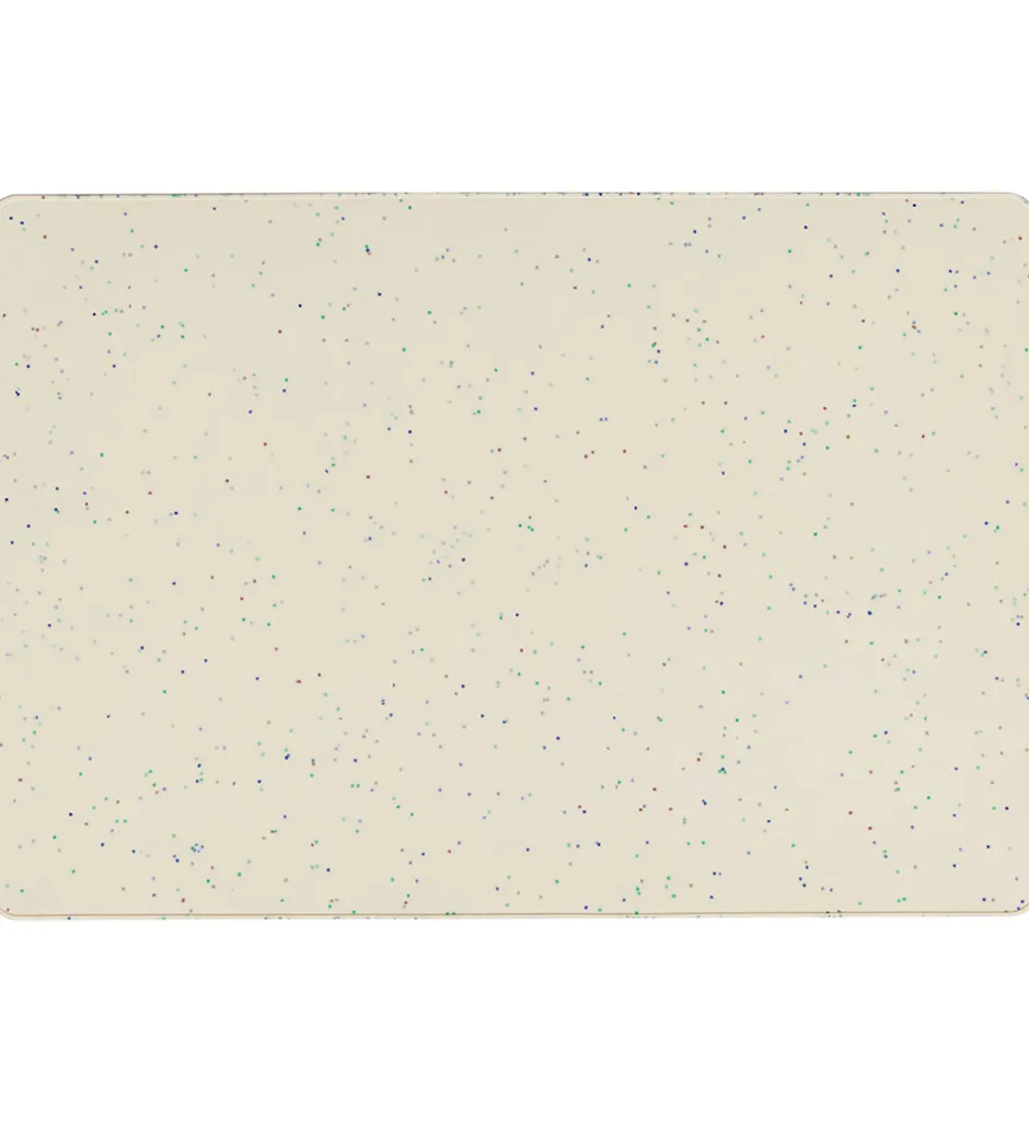 OYOY Kreativitetsmåtte - Silikone - Confetti - Off White