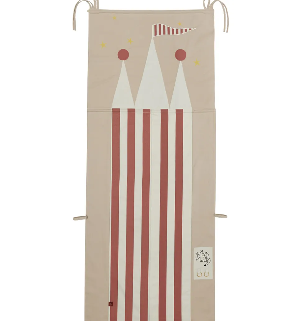 OYOY Legedør - Castle Door - Clay/Red