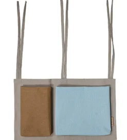 Sengelommer|Opbevaring*OYOY Sengelomme - Saga - Blue/Clay