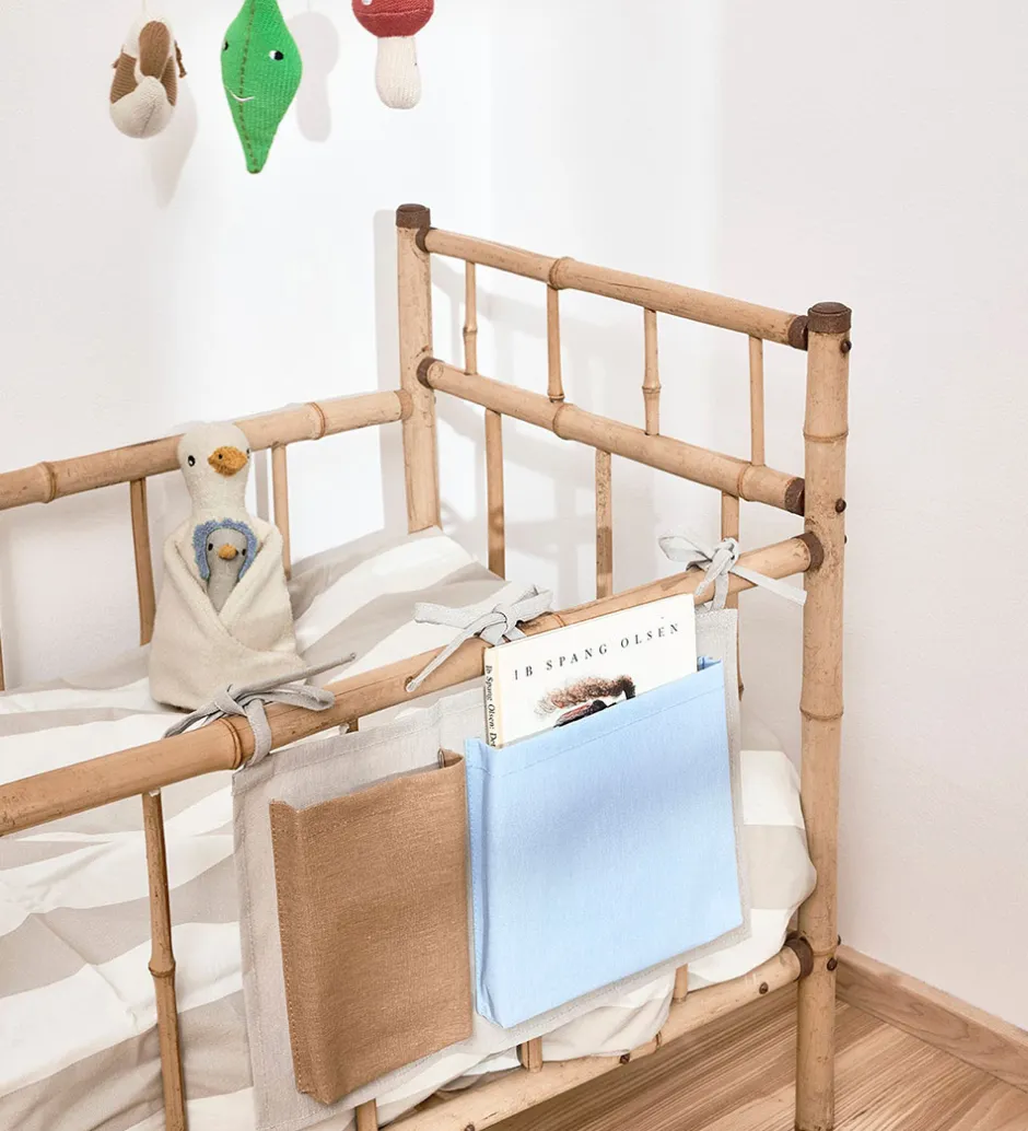 Sengelommer|Opbevaring*OYOY Sengelomme - Saga - Blue/Clay