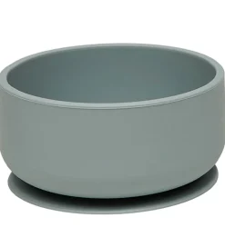 Skåle*OYOY Skål - Enkei Suction - Silikone - Dusty Blue