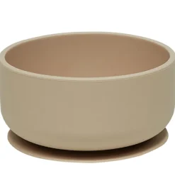Skåle*OYOY Skål - Enkei Suction - Silikone - Beige
