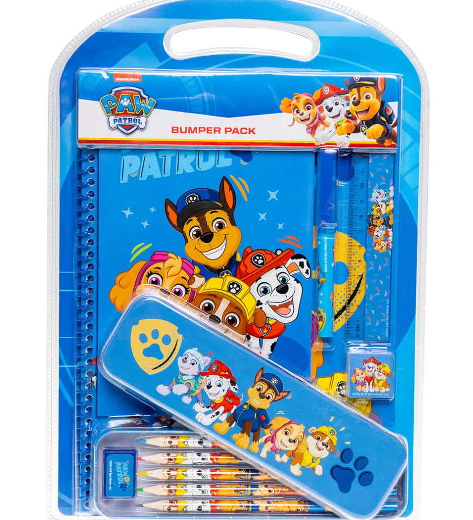 Paw Patrol Skrivesæt m. Farveblyanter & Notesbog