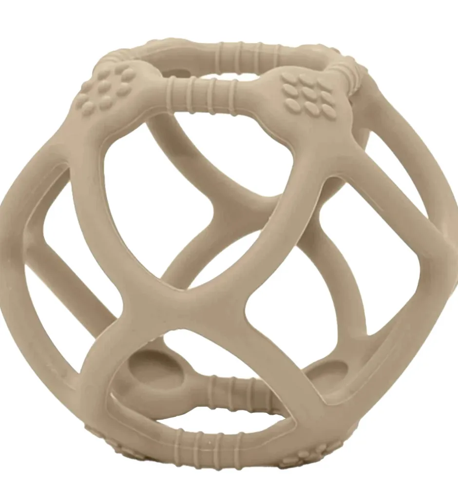 Bideringe*Petit Monkey Bidebold - Silikone - Taupe