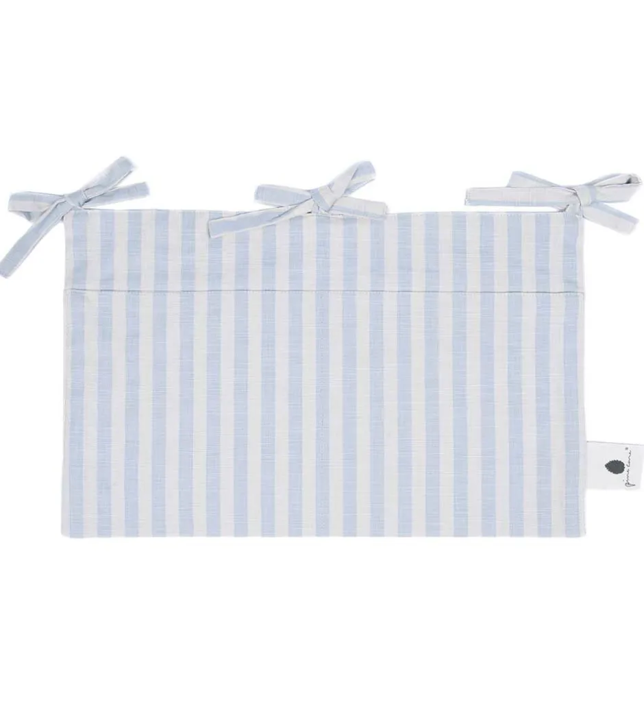 Pine Cone Sengelomme - 24x39 cm - Vida - Blue Blossom Stripe