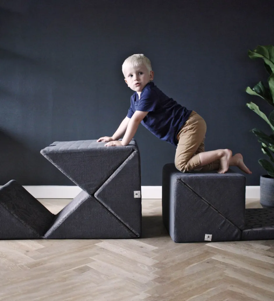 Tumledyr|Motorisk Legetøj*Pine Cone Tumlemøbel - 45x200 cm - Mountain - Happy Play - Sky