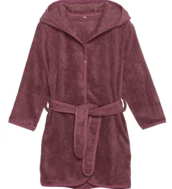 Børn Pippi Baby Badekåbe - Old Rose m. Kat