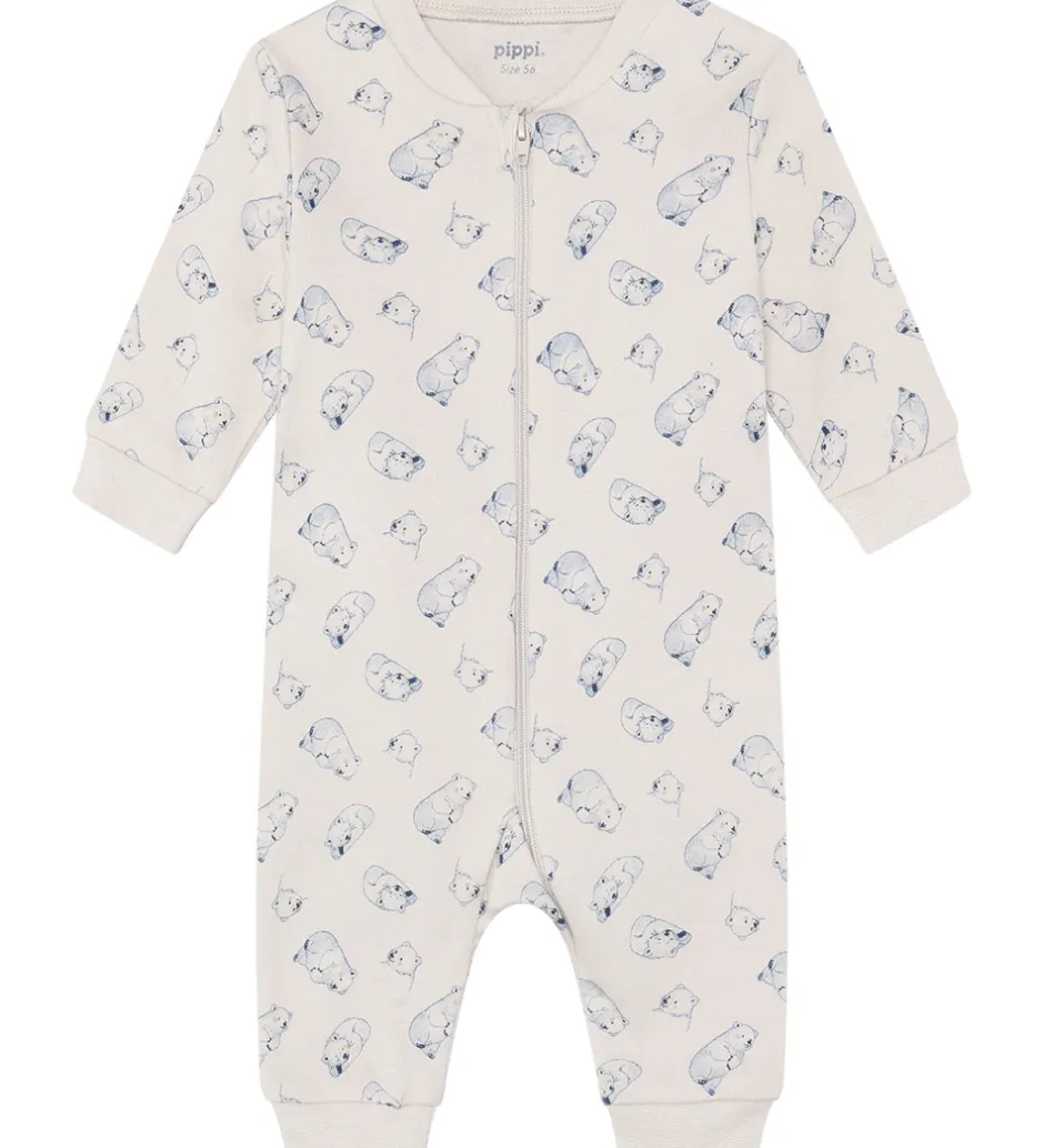 Børn Pippi Baby Heldragter - Natdragter - 2-pak - Flint Stone