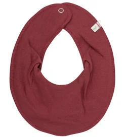 Savlesmække*Pippi Baby Savlesmæk - Rund - New Maroon