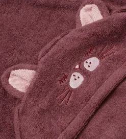 Babyhåndklæde- Og Poncho|Håndklæder*Pippi Baby håndklæde - 70x120 cm - Old Rose